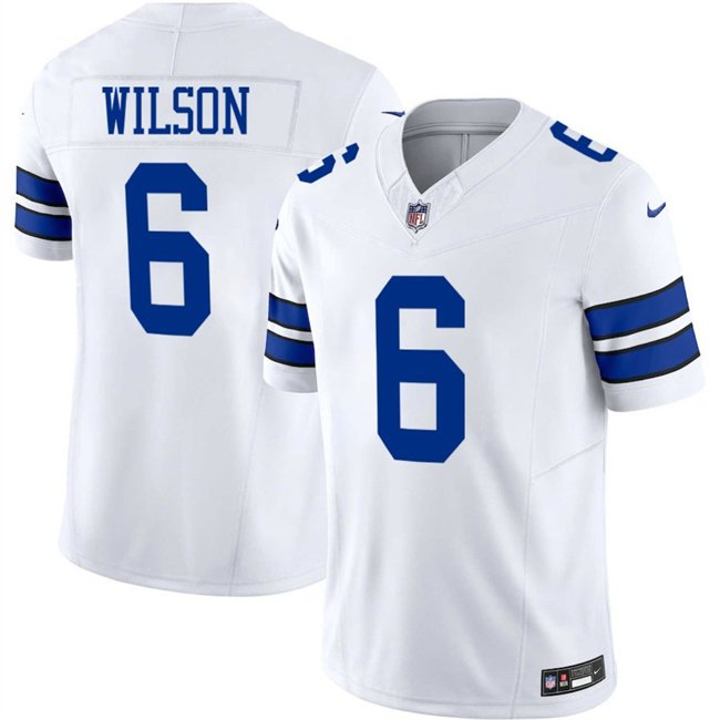 White Dallas Cowboys #6 Donovan Wilson 2025 F.U.S.E Vapor Untouchable Limited Stitched Football Jersey - DLC275