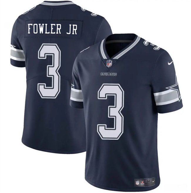 Navy Blue Dallas Cowboys #3 Dante Fowler JR 2025 Vapor Untouchable Limited Stitched Football Jersey - DLC408