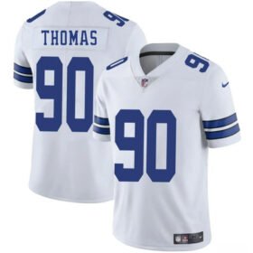 White Dallas Cowboys #90 Solomon Thomas 2025 Vapor Untouchable Limited Stitched Football Jersey - DLC140