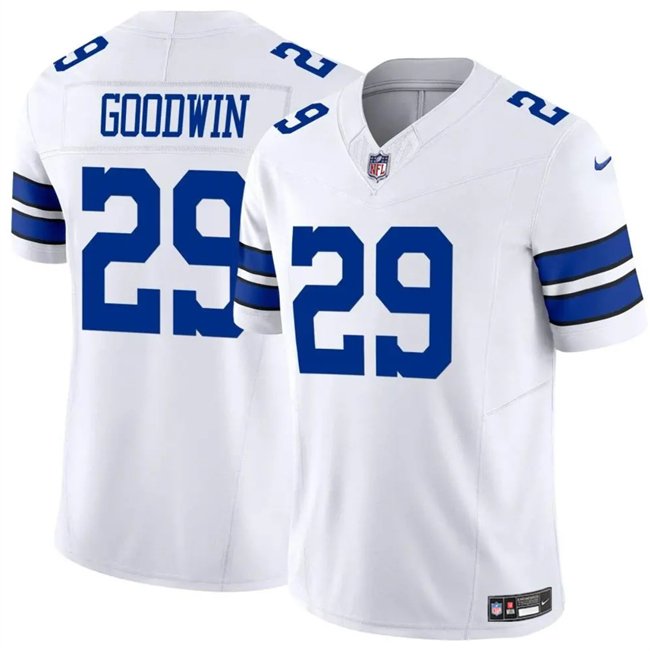 White Dallas Cowboys #29 C.J. Goodwin 2025 F.U.S.E Vapor Untouchable Limited Stitched Football Jersey - DLC271