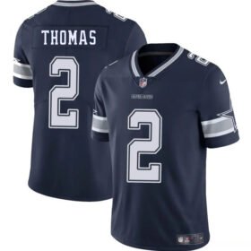 Navy Blue Dallas Cowboys #2 Juanyeh Thomas 2025 Vapor Untouchable Limited Stitched Football Jersey - DLC423