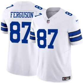 White Dallas Cowboys #87 Jake Ferguson 2025 F.U.S.E Vapor Untouchable Limited Stitched Football Jersey - DLC349