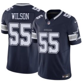 Navy Dallas Cowboys #55 Logan Wilson 2025 F.U.S.E Vapor Untouchable Limited Stitched Football Jersey - DLC474