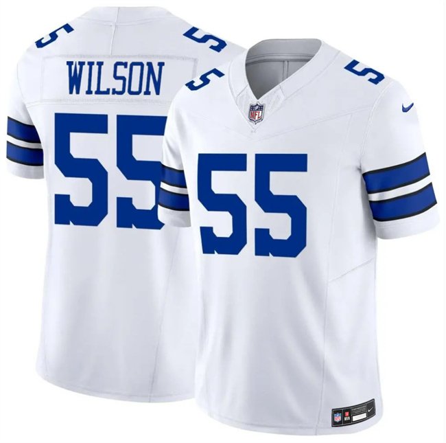 White Dallas Cowboys #55 Logan Wilson 2025 F.U.S.E Vapor Untouchable Limited Stitched Football Jersey - DLC204