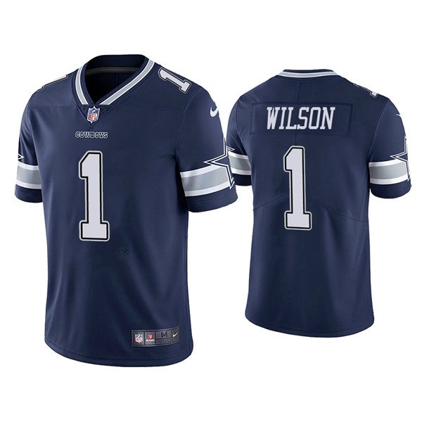 Navy Dallas Cowboys #1 Cedrick Wilson Vapor Limited Stitched Jersey - DLC113