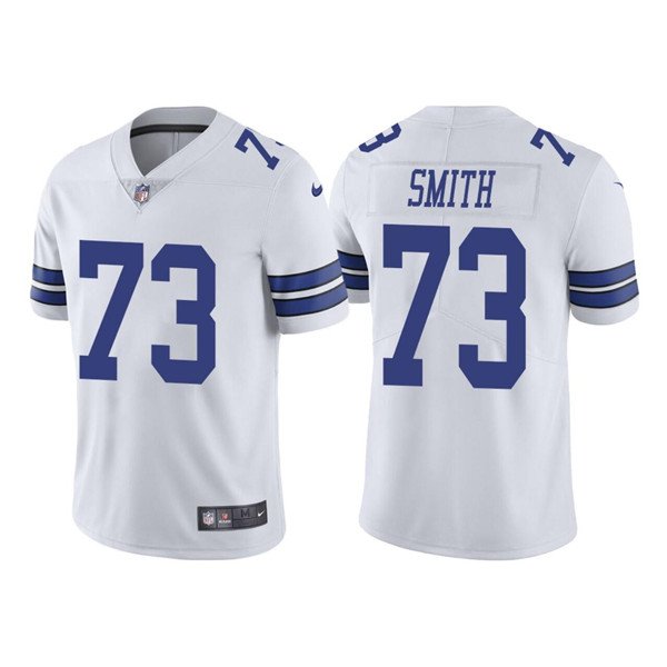 White Dallas Cowboys #73 Tyler Smith Vapor Limited Stitched Jersey - DLC229