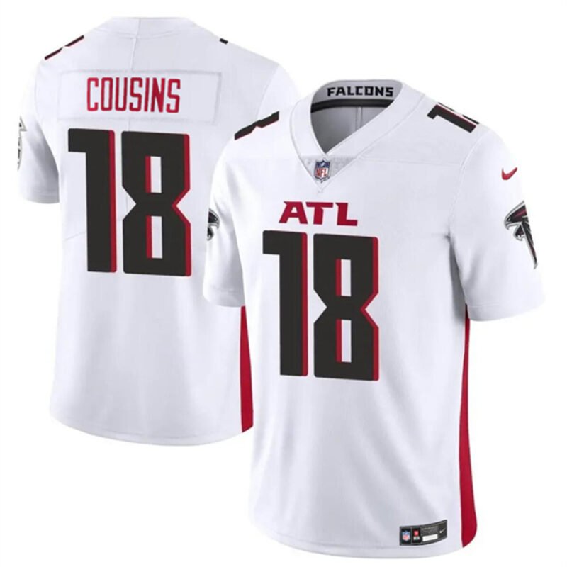White Atlanta Falcons #18 Kirk Cousins Vapor Untouchable Limited Stitched Football Jersey - AFJ167