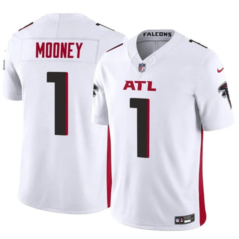 White Atlanta Falcons #1 Darnell Mooney 2024 F.U.S.E. Vapor Untouchable Limited Stitched Football Jersey - AFJ124