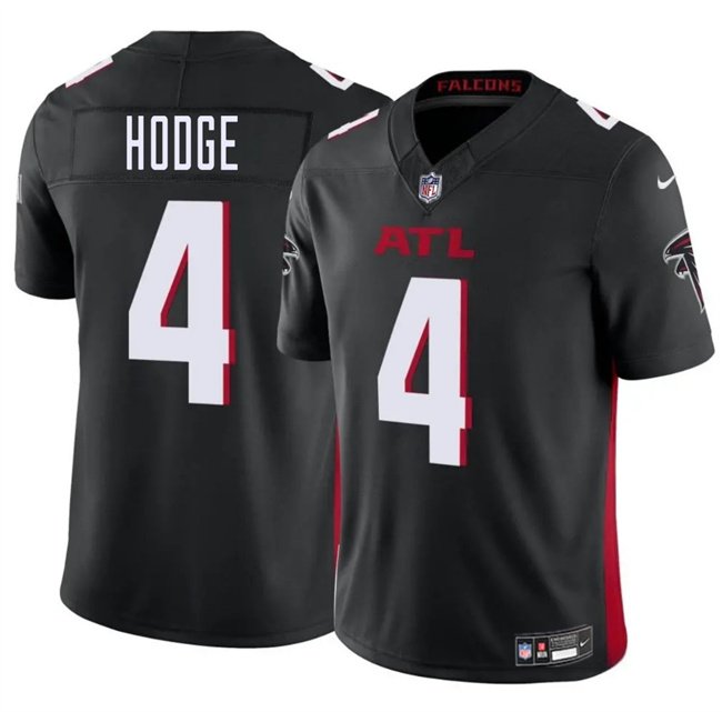 Black Atlanta Falcons #4 KhaDarel Hodge 2025 F.U.S.E. Vapor Untouchable Limited Stitched Football Jersey - AFJ168