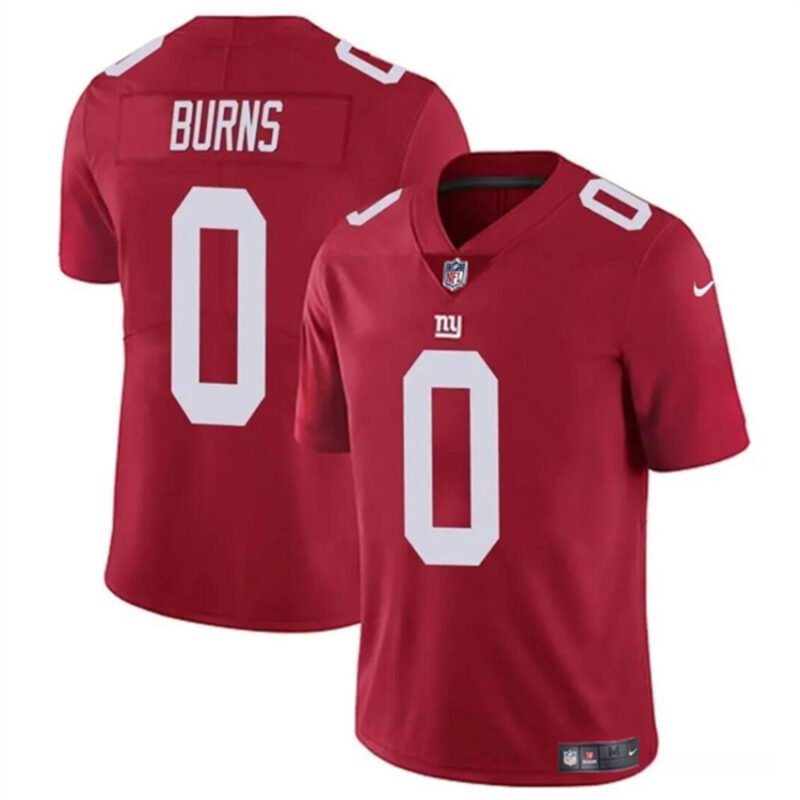 Red New York Giants #0 Brian Burns Vapor Untouchable Limited Stitched Jersey - NYG150