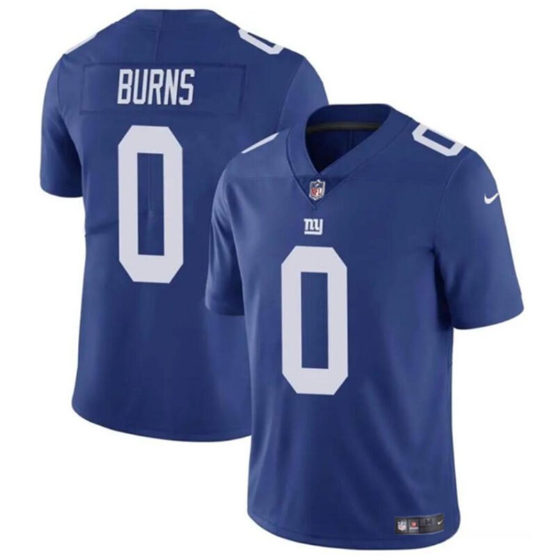 Blue New York Giants #0 Brian Burns Vapor Untouchable Limited Stitched Jersey - NYG84