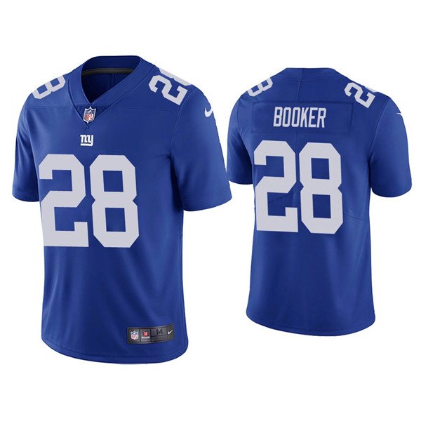 Blue New York Giants #28 Devontae Booker Vapor Untouchable Limited Stitched Jersey - NYG281