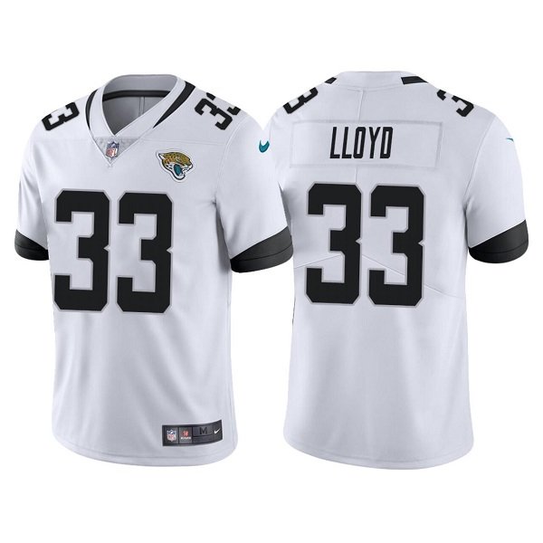 White Jacksonville Jaguars #33 Devin Lloyd Vapor Untouchable Limited Stitched Jersey - JVG63