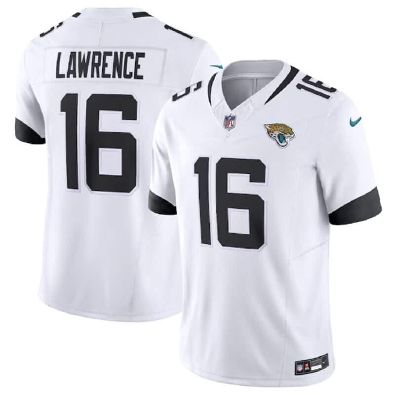 White Jacksonville Jaguars #16 Trevor Lawrence 2023 F.U.S.E Vapor Untouchable Limited Stitched Jersey - JVG187