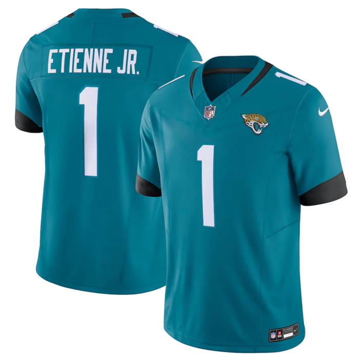 Teal Jacksonville Jaguars #1 Travis Etienne Jr. F.U.S.E Vapor Untouchable Limited Stitched Jersey - JVG24