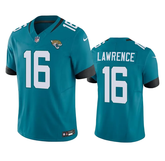 Teal Jacksonville Jaguars #16 Trevor Lawrence 2023 F.U.S.E Vapor Untouchable Limited Stitched Jersey - JVG155