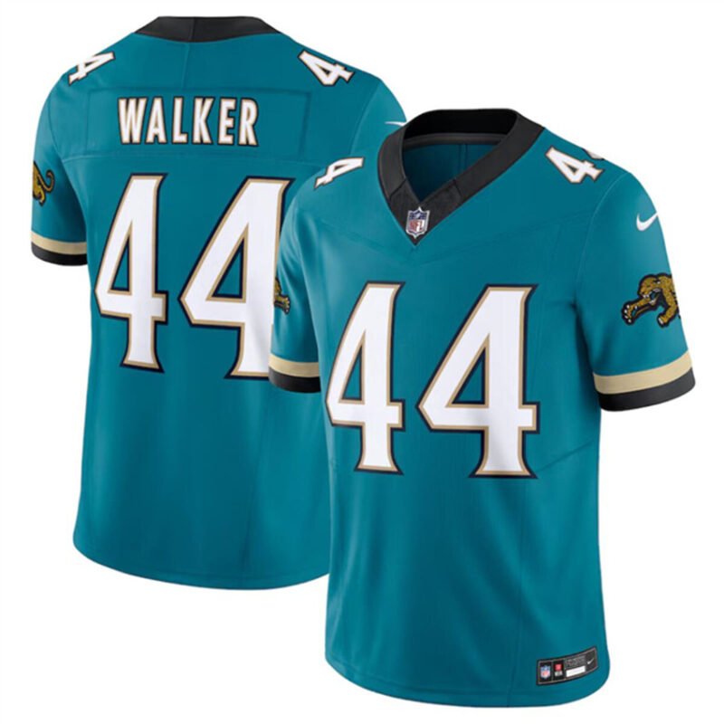 Teal Jacksonville Jaguars #44 Travon Walker 2024 F.U.S.E. Prowler Throwback Vapor Limited Stitched Football Jersey - JVG82