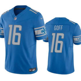 Blue Detroit Lions #16 Jared Goff 2023 F.U.S.E. Vapor Untouchable Limited Stitched Jersey - DTL100