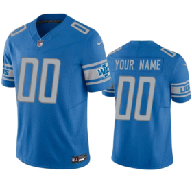 Blue Detroit Lions Active Player Custom 2023 F.U.S.E. Vapor Untouchable Limited Stitched Jersey - DTL323