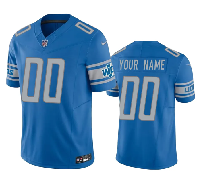Blue Detroit Lions Active Player Custom 2023 F.U.S.E. Vapor Untouchable Limited Stitched Jersey - DTL323