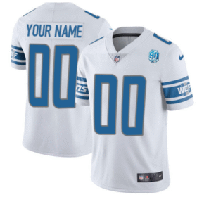 White Detroit Lions Active Player Custom 2023 F.U.S.E. 90th Anniversary Vapor Untouchable Limited Stitched Jersey - DTL173
