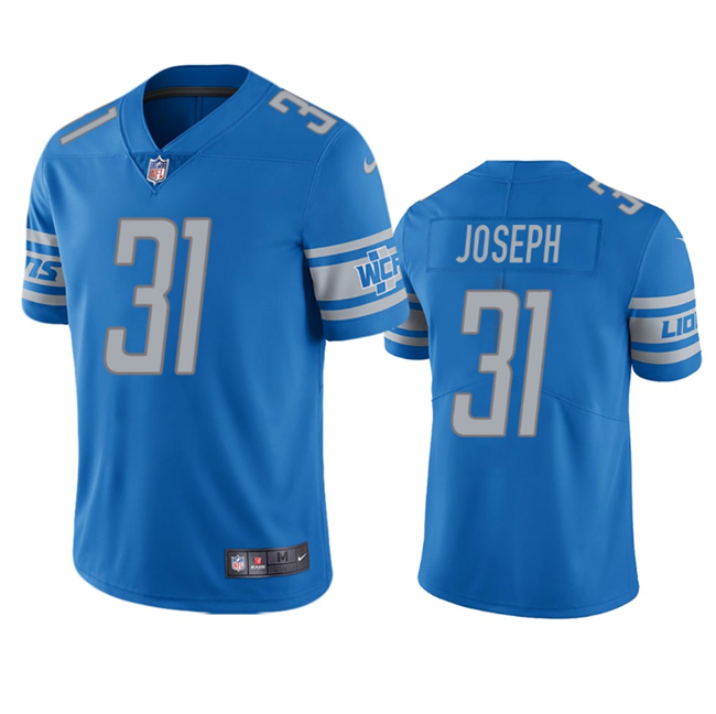 Blue Detroit Lions #31 Kerby Joseph Vapor Untouchable Limited Stitched Jersey - DTL376