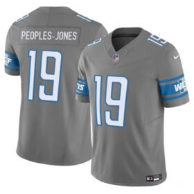 Grey Detroit Lions #19 Donovan Peoples-Jones 2023 F.U.S.E. Vapor Untouchable Limited Stitched Jersey - DTL113