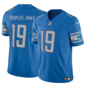 Blue Detroit Lions #19 Donovan Peoples-Jones 2023 F.U.S.E. Vapor Untouchable Limited Stitched Jersey - DTL38