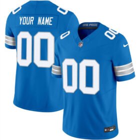 Blue Detroit Lions Active Player Custom 2024 F.U.S.E. Vapor Limited Stitched Jersey - DTL215