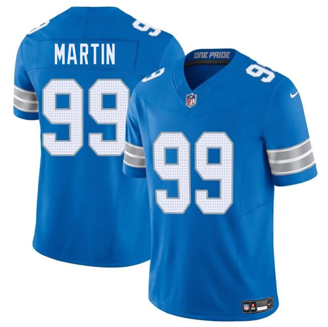 Blue Detroit Lions #99 Brodric Martin 2025 F.U.S.E. Vapor Limited Stitched Jersey - DTL336