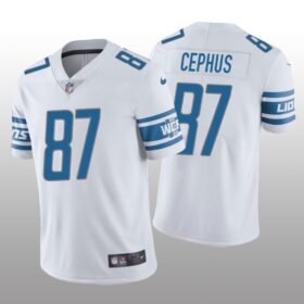 White Detroit Lions #87 Quintez Cephus Vapor Untouchable Limited Stitched NFL Jersey - DTL343