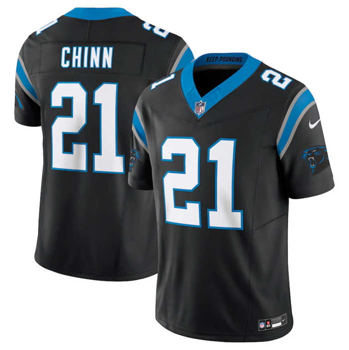 Black Carolina Panthers #21 Jeremy Chinn 2023 F.U.S.E. Vapor Untouchable Stitched Football Jersey