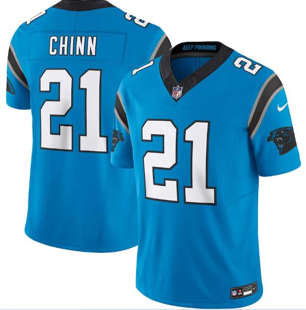 Blue Carolina Panthers #21 Jeremy Chinn 2023 F.U.S.E. Vapor Untouchable Stitched Football Jersey