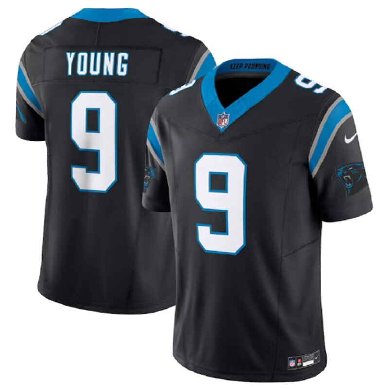 Black Carolina Panthers #9 Bryce Young 2023 F.U.S.E. Vapor Untouchable Stitched Football Jersey