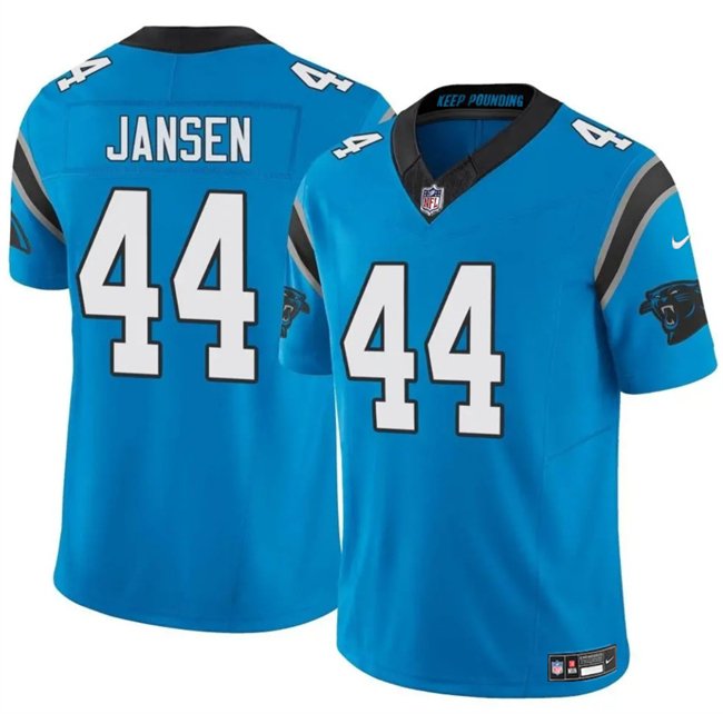 Blue Carolina Panthers #44 J.J. Jansen 2025 F.U.S.E. Vapor Limited Stitched Football Jersey - CPJ09