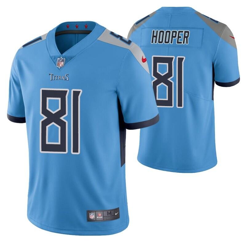 Blue Tennessee Titans #81 Austin Hooper Vapor Untouchable Stitched Jersey - TNT143