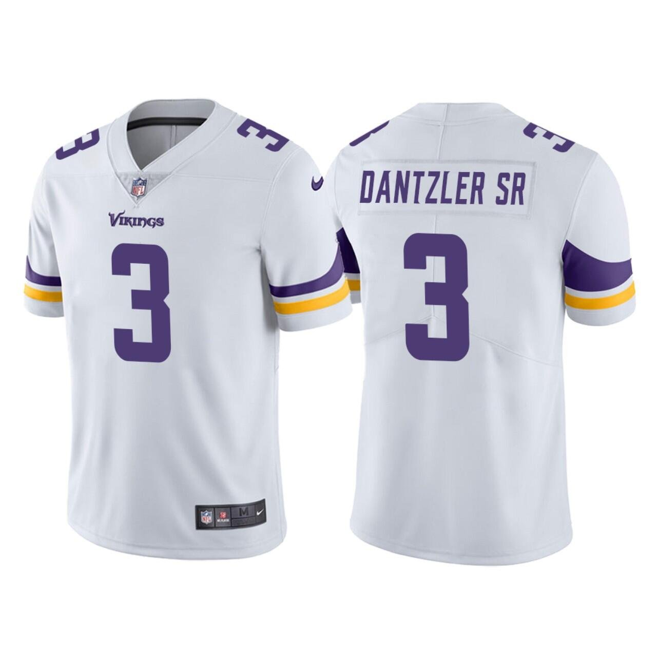 White Minnesota Vikings #3 Cameron Dantzler Vapor Untouchable Limited Stitched Jersey - MVJ10