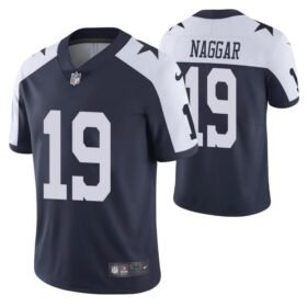 Navy/White Dallas Cowboys #19 Chris Naggar Vapor Limited Stitched Jersey - DLC119
