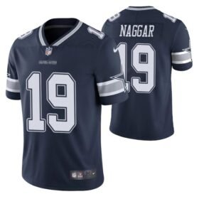 Navy Dallas Cowboys #19 Chris Naggar Vapor Limited Stitched Jersey - DLC106
