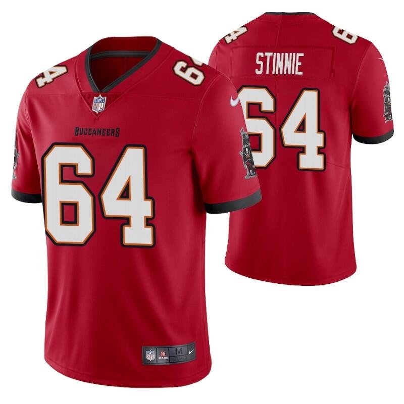 Red Tampa Bay Buccaneers #64 Aaron Stinnie Vapor Untouchable Limited Stitched Jersey - TBB167