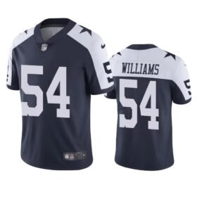 Navy Dallas Cowboys #54 Sam Williams Vapor Limited Stitched Jersey - DLC419