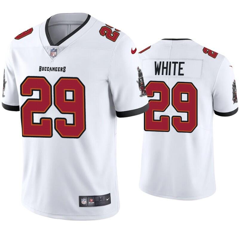 White Tampa Bay Buccaneers #29 Rachaad White Vapor Untouchable Limited Stitched Jersey - TBB90
