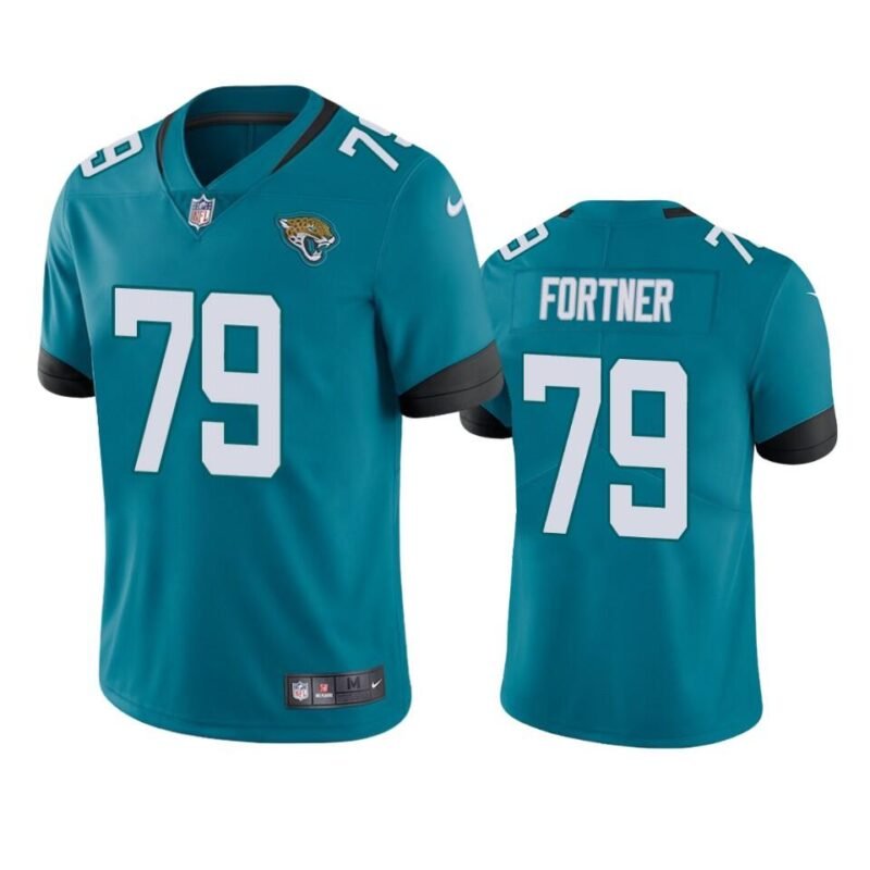 Teal Jacksonville Jaguars #79 Luke Fortner Vapor Untouchable Limited Stitched Jersey - JVG83
