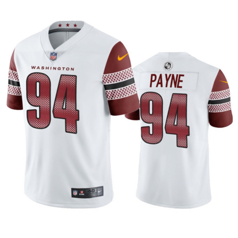 White Washington Commanders #94 Daron Payne Vapor Untouchable Stitched Football Jersey - WAC137