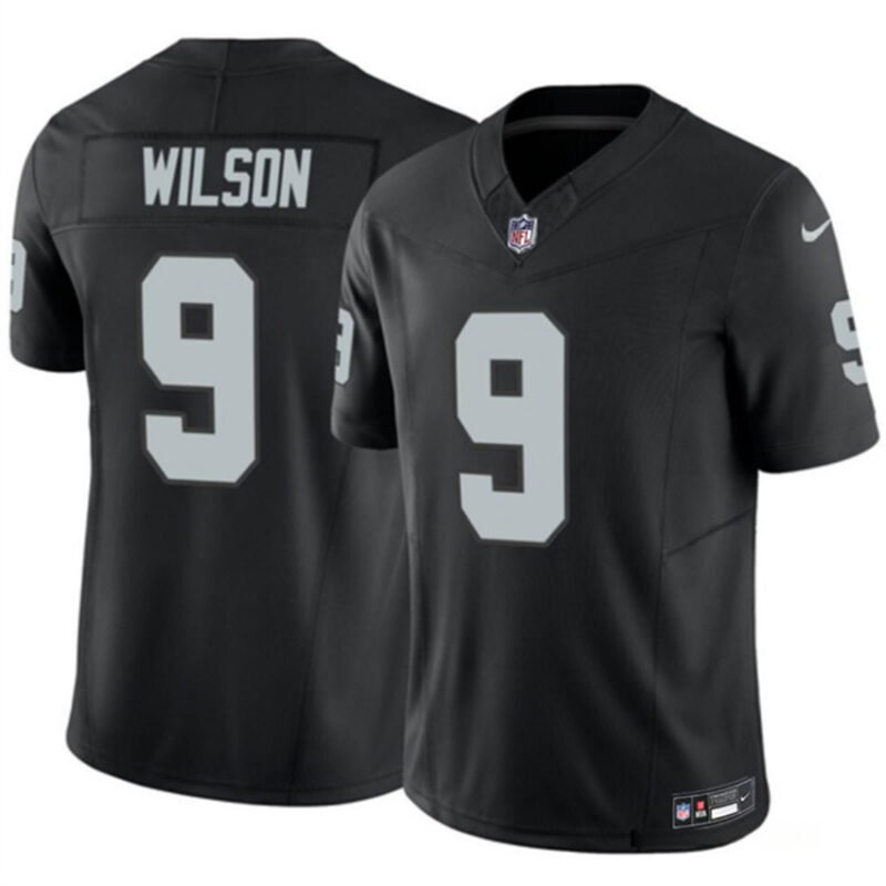 Black Las Vegas Raiders #9 Tyree Wilson 2023 F.U.S.E Vapor Untouchable Stitched Football Jersey - LVR213