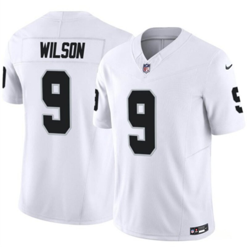 White Las Vegas Raiders #9 Tyree Wilson 2023 F.U.S.E Vapor Untouchable Stitched Football Jersey - LVR162