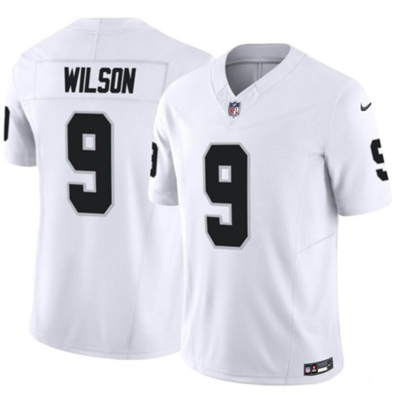 White Las Vegas Raiders #9 Tyree Wilson 2023 F.U.S.E. With Prem1ere Patch Vapor Untouchable Limited Stitched Football Jersey - LVR119