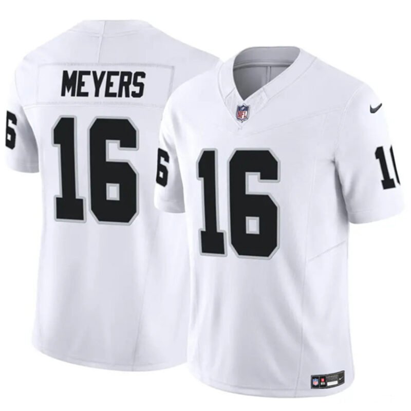 White Las Vegas Raiders #16 Jakobi Meyers 2023 F.U.S.E Vapor Untouchable Stitched Football Jersey - LVR02