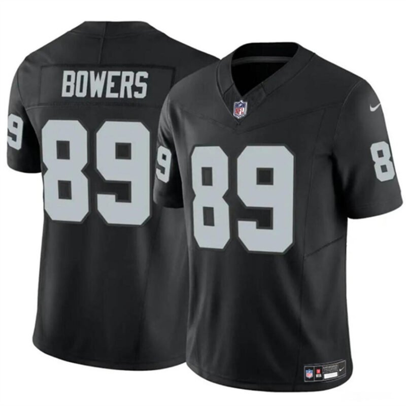 Black Las Vegas Raiders #89 Brock Bowers 2024 Draft F.U.S.E Vapor Stitched Football Jersey - LVR93