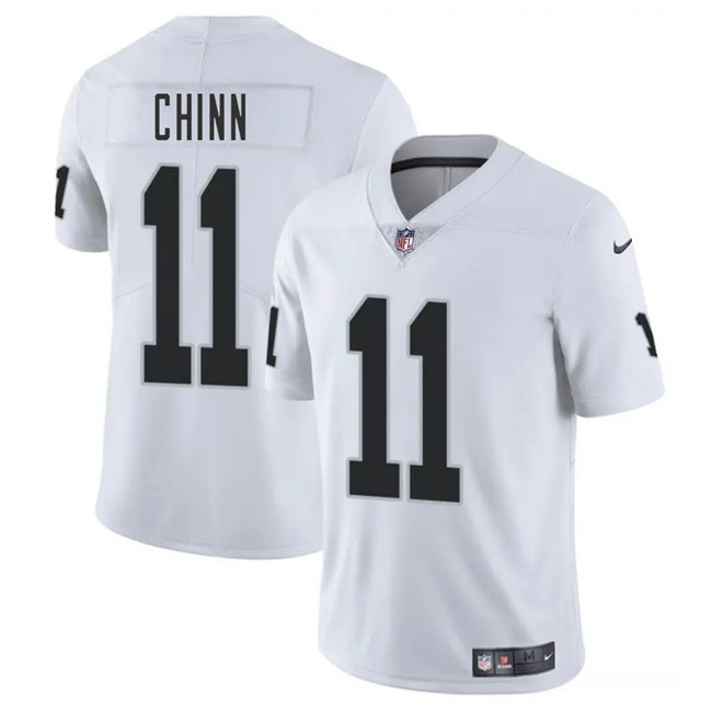 White Las Vegas Raiders #11 Jeremy Chinn 2025 Vapor Stitched Football Jersey - LVR34